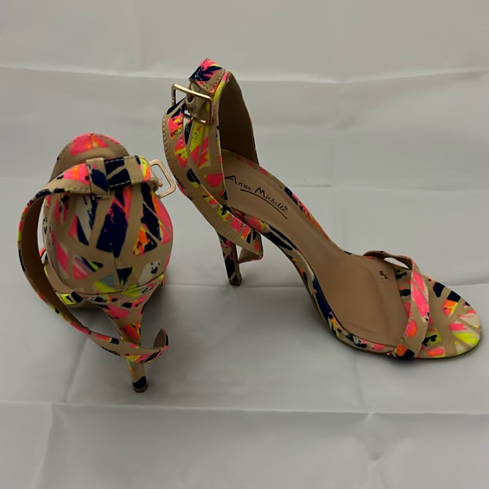 Multicolor neon size 7 and half us wear once